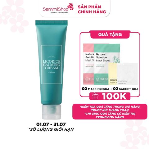 I'm from Kem dưỡng Licorice Calming Cream 50ml