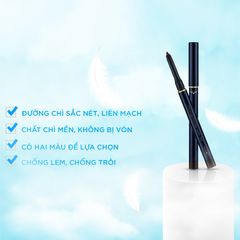 FOX Chì kẻ viền mắt Smudge-Proof Magic Eyeliner  (0.3g)