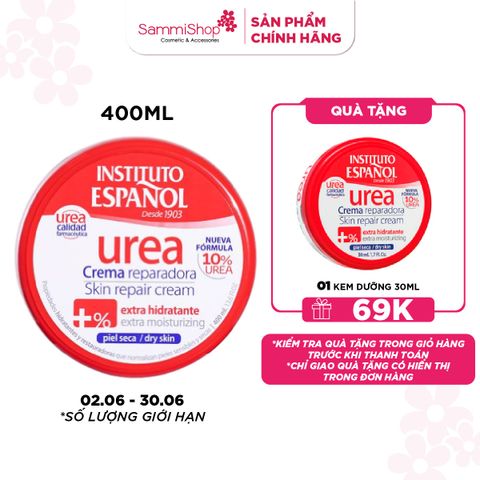 Instituto Español Kem dưỡng Urea Crema Reparadora Extra Hidratante