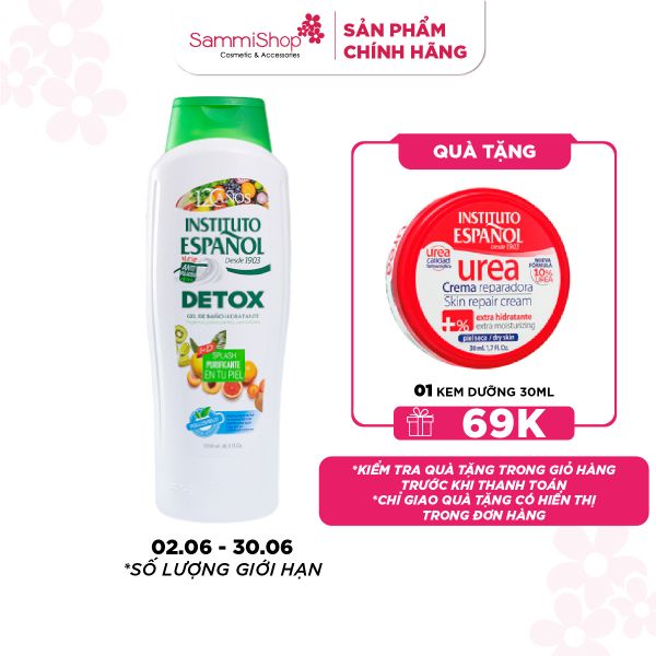 Instituto Español Gel tắm Detox Gel De Baño Hidratante 1250ml