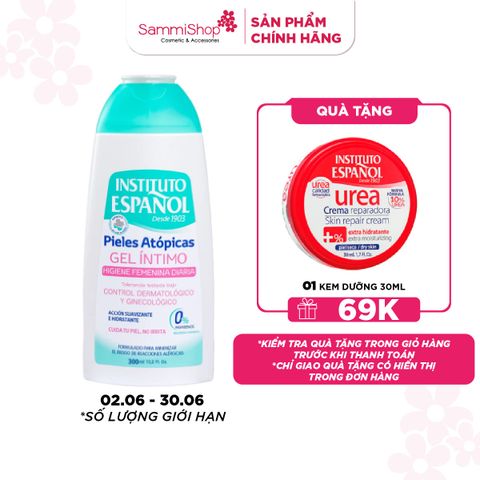 Instituto Español Dung dịch vệ sinh Pieles Atópicas Gel Íntimo 300ml