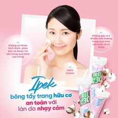 Ipek Bông tẩy trang 80 miếng