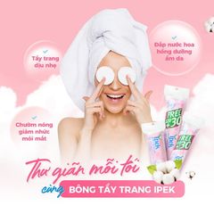 Ipek Bông tẩy trang 80 miếng