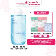 Isntree Nước Hoa Hồng Ultra-Low Molecular Hyaluronic Acid Toner 300ml