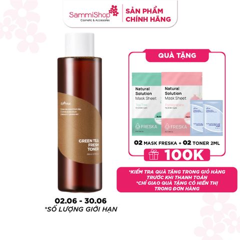 Isntree Nước Hoa Hồng Green Tea Fresh Toner 200ml