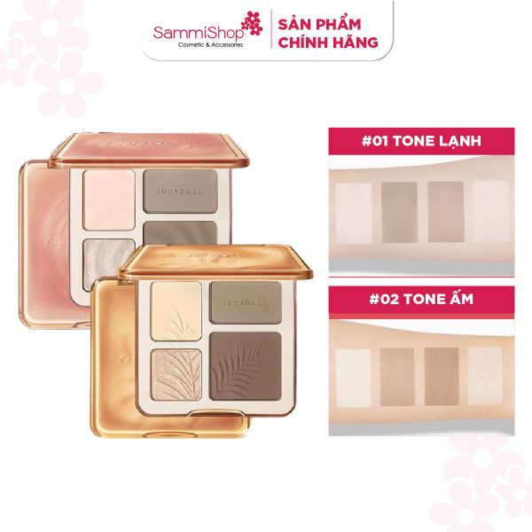Judydoll Bảng bắt sáng và tạo khối Highlight & Contour