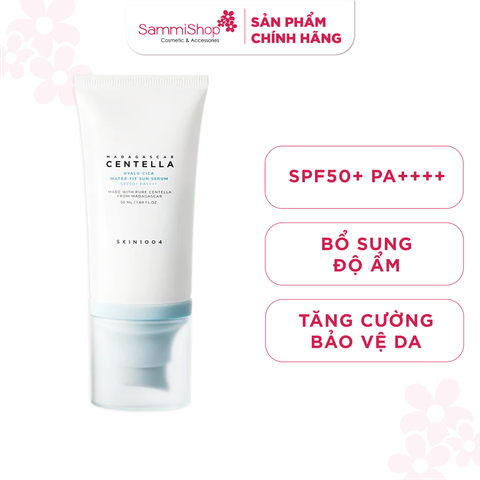 Skin1004 TC chống nắng Madagascar Centella Hyalu-cica Water-fit Sun Serum SPF50+ PA++++ 50ml