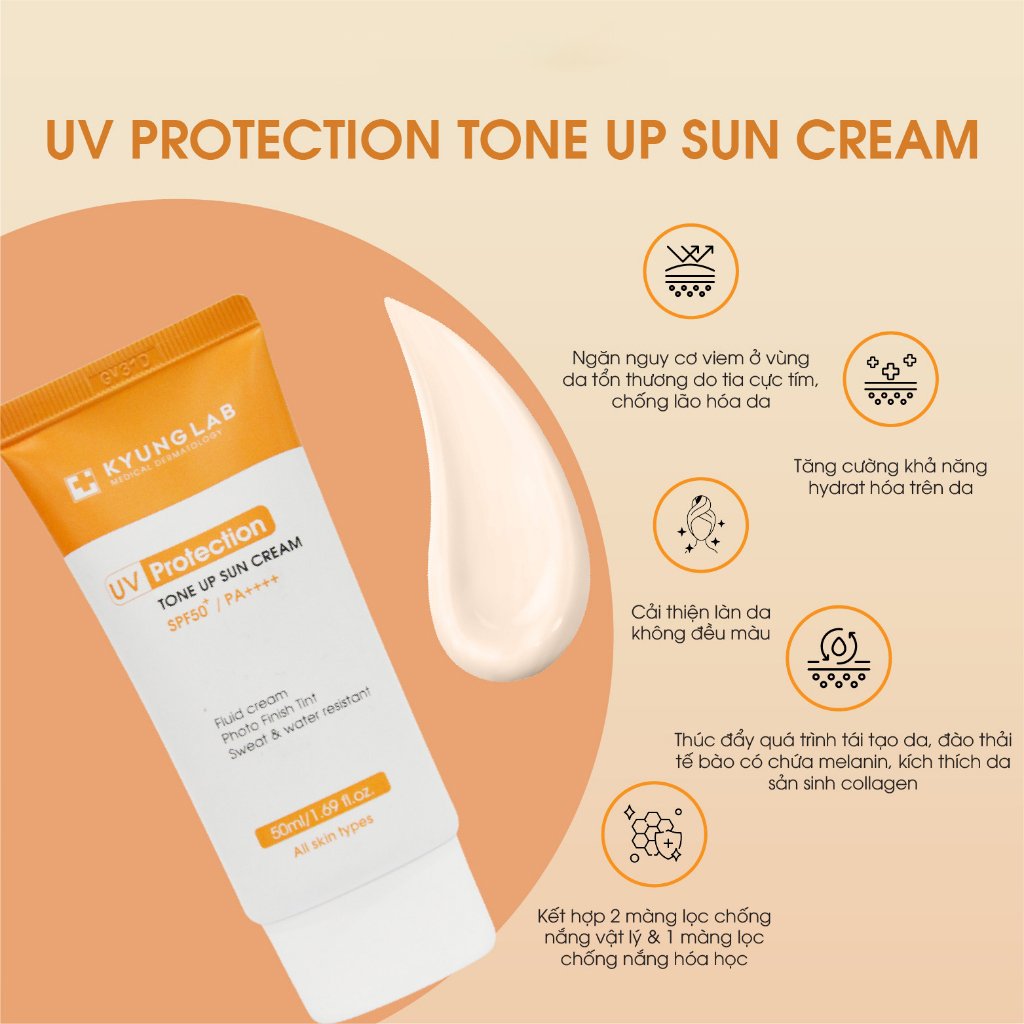 Kyung Lab Kem chống nắng UV Protection Tone Up Sun Cream 50mlKyung Lab Kem  chống nắng UV Protection Tone Up Sun Cream 50ml – SammiShop