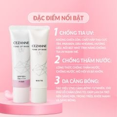 Cezanne Kem Lót chống nắng UV Tone Up Base 30g