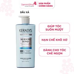 Kerasys Dầu xả Advanced Keratin Bond Silky Moisture Treatment 600ml