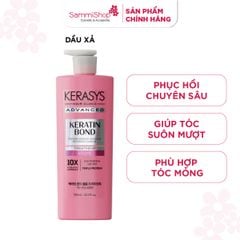 Kerasys Dầu xả Advanced Keratin Bond Volume Treatment 600ml