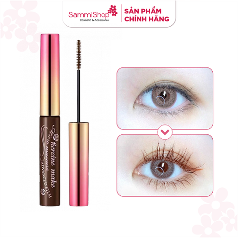 KISSME Chuốt mi Heroine Make Micro Mascara Advanced Film #02 Brown