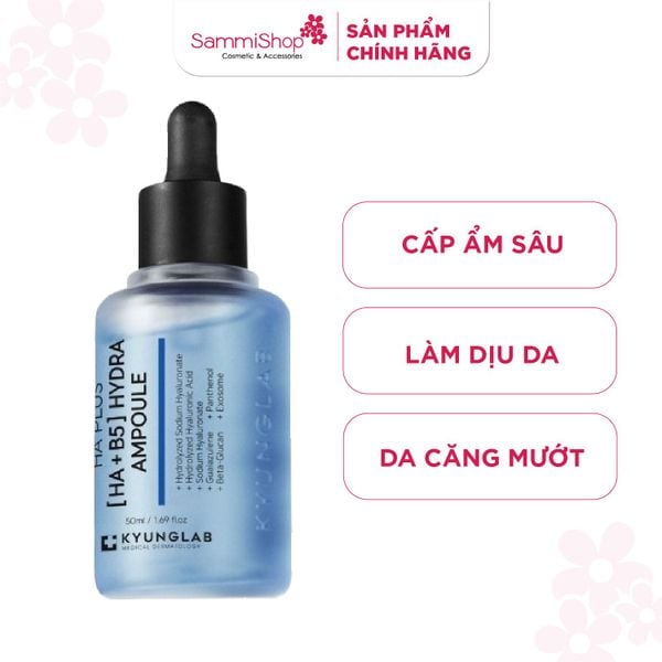 Kyung Lab Tinh chất dưỡng ẩm HA Plus (HA+B5) Hydra Ampoule 50ml