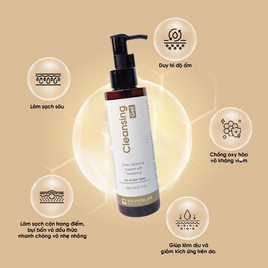 Kyung Lab Gel rửa mặt Cleansing Gel 150mlKyung Lab Gel rửa mặt