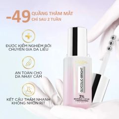 Loreal serum dưỡng mắt glycolic-bright dark circle eye 20ml