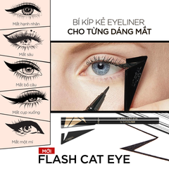 Loreal bút kẻ mắt lâu trôi flash cat eye by superliner #black 9g