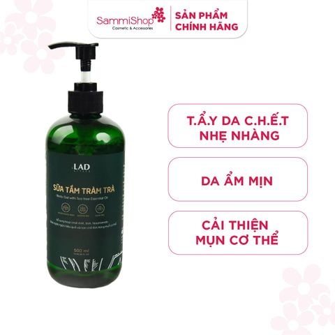 Lad styles Sữa tắm tràm trà ngừa mụn 500ml