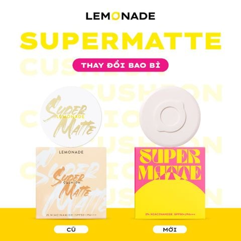 Lemonade Phấn nước kiềm dầu Supermatte Cushion