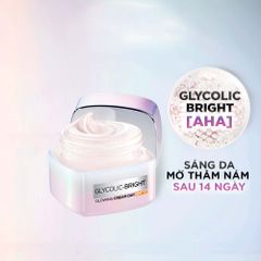 Loreal Kem dưỡng Glycolic - Bright Glowing Cream Day SPF17- 50ml