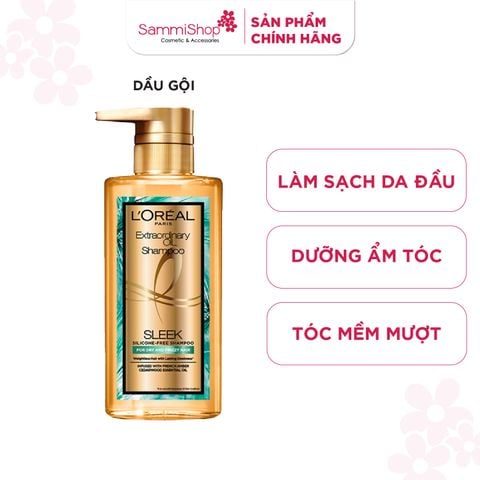 Loreal dầu gội extraordinary oil shampoo smooth 440ml