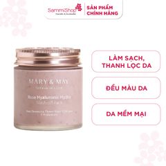 Mary&May Mặt nạ đất sét Rose Hyaluronic Hydra Wash off Pack 125g