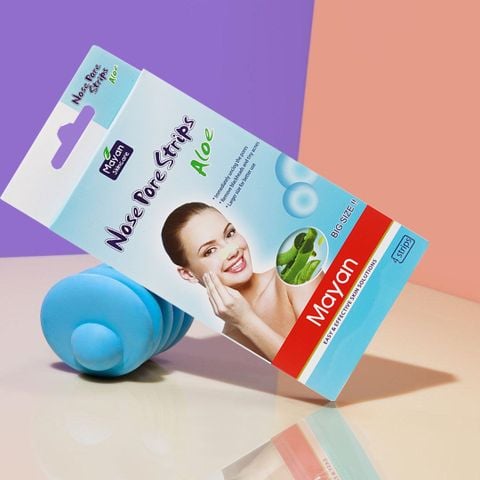 Mayan Nose Pore Strips Aloe 4 miếng