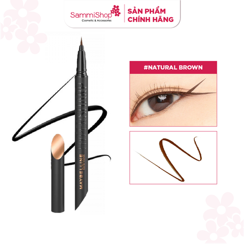 Maybelline Bút kẻ mắt nước siêu sắc mảnh Maybelline New York Hyper Shapp Extreme Liner Brown