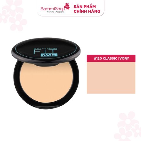 Maybelline Fit Me! Matte + Poreless Compact Powder #120 Classic Ivory