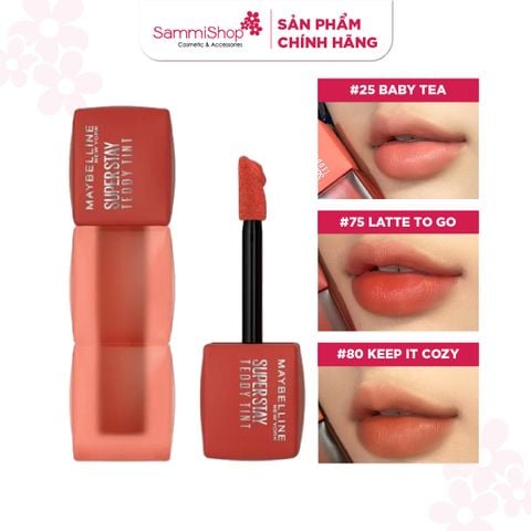 Maybelline Son kem Superstay Teddy Tint