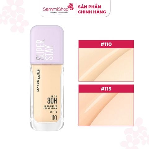 Maybelline Kem nền Super Stay Up To 30h Lumi-matte Foundation