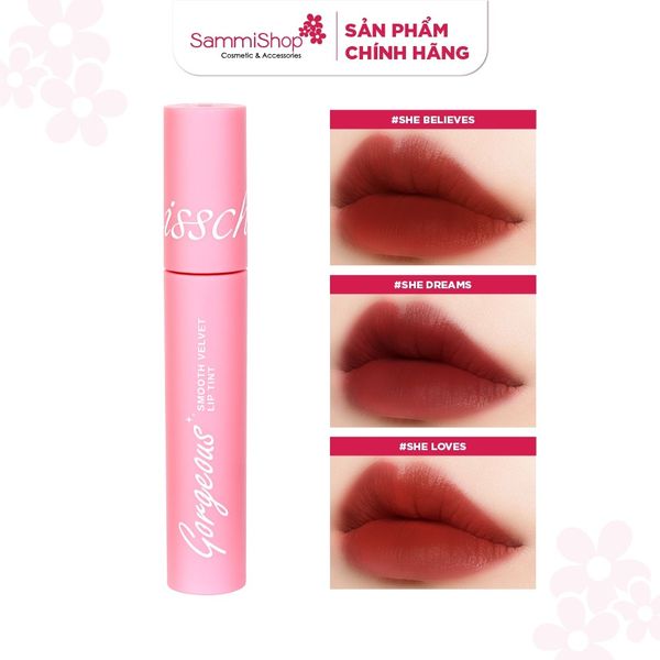 Misschic Son kem Gorgeous Smooth Velvet Lip Tint 4.5g ver 2