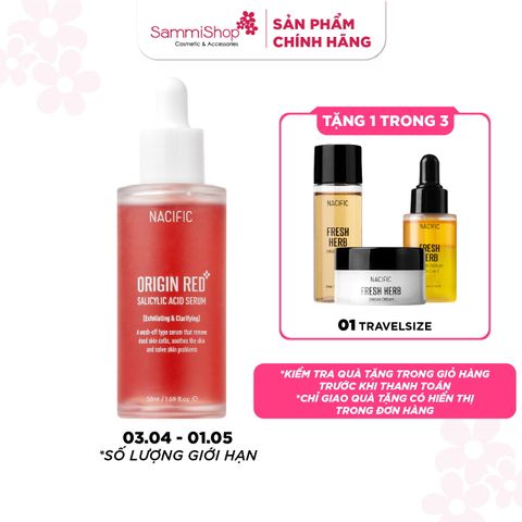 Nacific Tinh chất Origin Red Salicylic Acid Serum 50ml