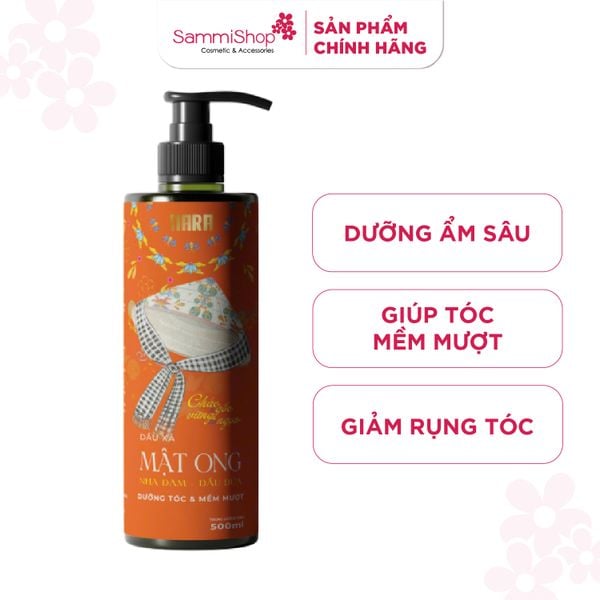Nara Dầu xả Mật Ong Nha đam dầu dừa 500ml