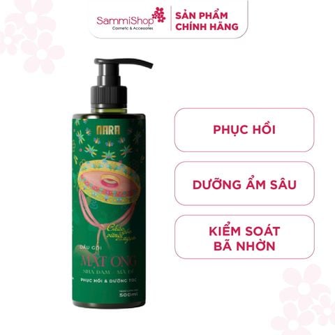 Nara Dầu gội Mật ong Nha đam mã đề 500ml