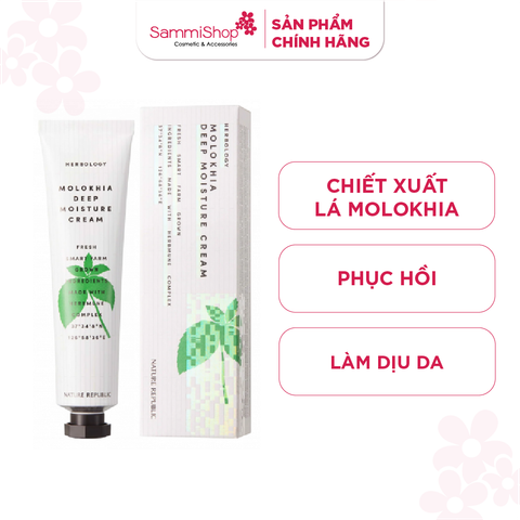 Nature Republic Kem dưỡng da mặt Herbology Molokhia Deep Moisture Cream 70ml