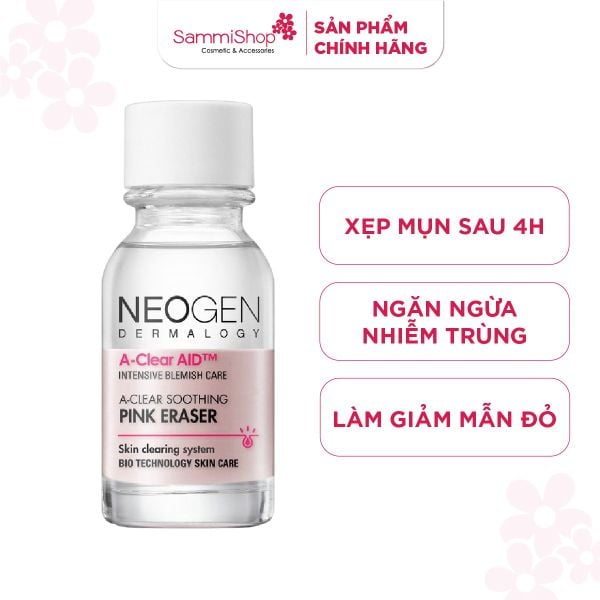 Neogen Chấm mụn A-Clear Aid Soothing Pink Eraser 15ml