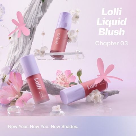 Ofelia Má hồng kem Lolli Liquid Blush