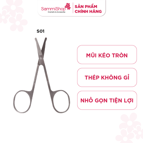 Vacosi S01 Kéo tỉa mũi tròn