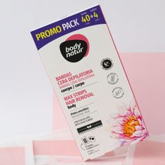 Body Natur Bộ miếng dán tẩy lông Wax Strips Hair Removal Body Sensitive Skin