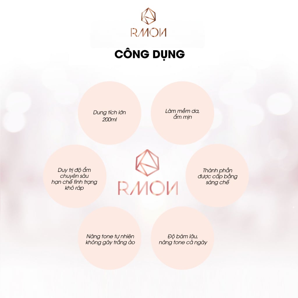 Rmon Kem dưỡng trắng da tế bào gốc White Label Dia Whitening Cream 200ml