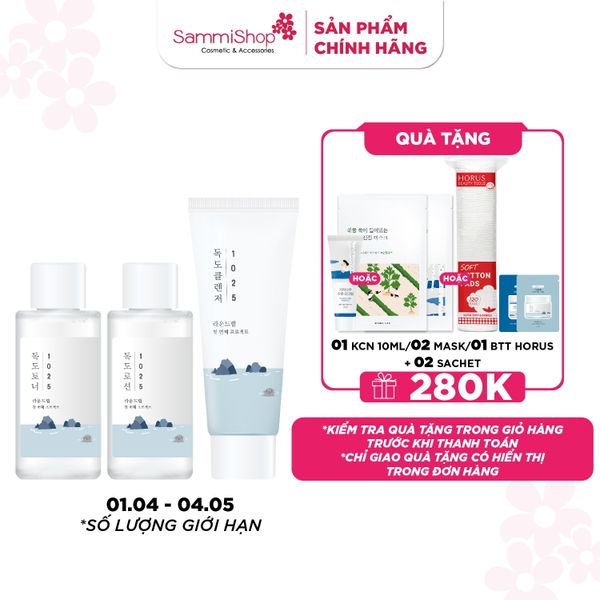 Round lab Bộ chăm sóc da 1025 Dokdo On The Go Kit
