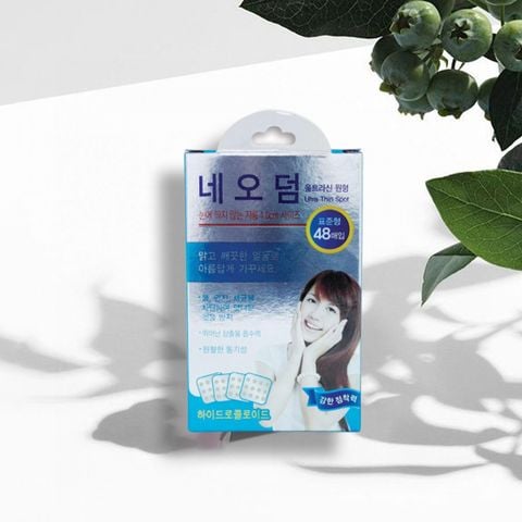 Neoderm Miếng dán mụn  Ultra Thin Spot Hydrocolloid làm lành vết thương 55 pcs