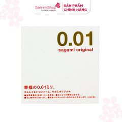 [HÀNG TẶNG KHÔNG BÁN] QT Sagami Bao cao su Original 0.01 (Hộp 1)