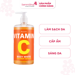 Scentio Sữa tắm dưỡng trắng và phục hồi da chuyên sâu Vitamin C 450ml