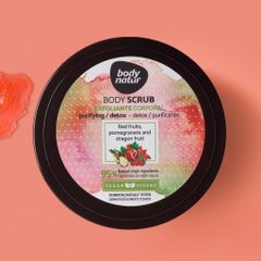 Body Natur Tẩy da chết cơ thể Body Scrub Red Fruits, Pomegranate and Dragon Fruit 200ml