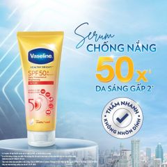 Sữa dưỡng thể trắng da Vaseline Healthy White Sun+ Pollution Protect SPF50 PA++++ 50X