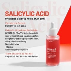 Nacific Tinh chất Origin Red Salicylic Acid Serum 50ml