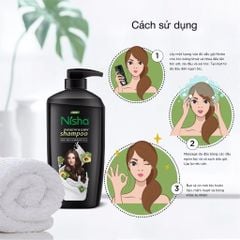 Nisha Dầu gội Healthy & Shiny Shampoo 600ml