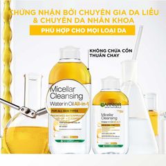Garnier Nước tẩy trang  Micellar Oil - Infused Cleansing Water