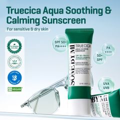 Some By Mi Kem chống nắng Truecica Aqua Calming Suncream 50ml